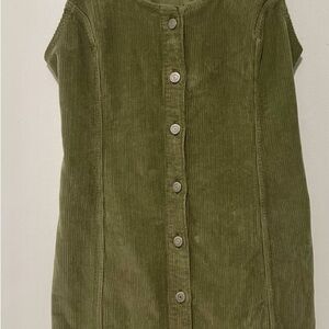 Levi's Olive Corduroy Dress